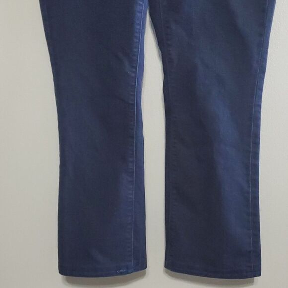 Ann Taylor LOFT jeans women's size 6 petite 6P blue curvy sexy boot - Picture 5 of 12